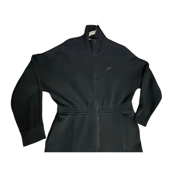 Nike Women Sportswear Tech Fleece Windrunner Jumpsuit Black Sz 2XL FB8798-013 - Picture 10 of 12